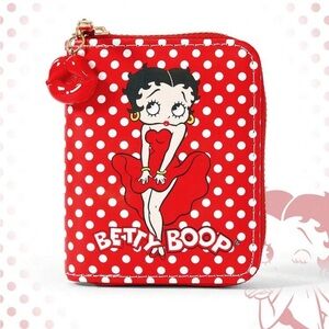 Betty Boop Red and White Polka Dot Wallet NEW 🏷️